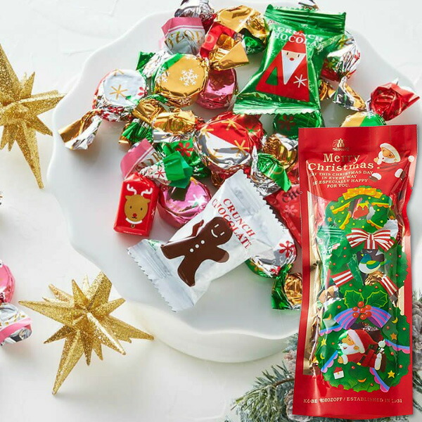 楽天市場】モロゾフ クリスマスサプライズ (ミルクチョコレート 61g