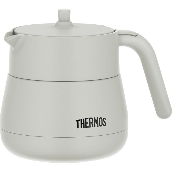 サーモス ティーポット 450ml ライトグレー TTE-450LGY 【_