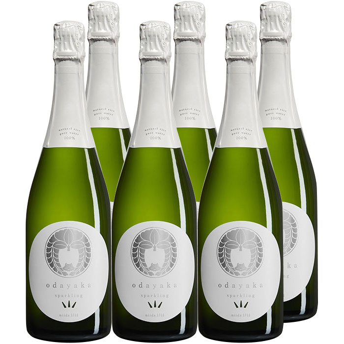 穏(おだやか)　スパークリング　720ml×6本セット 蔵元直送 自然米100% 天然水100% 白糀酒母仕込み 仁井田本家【ケース販売】【酒類】