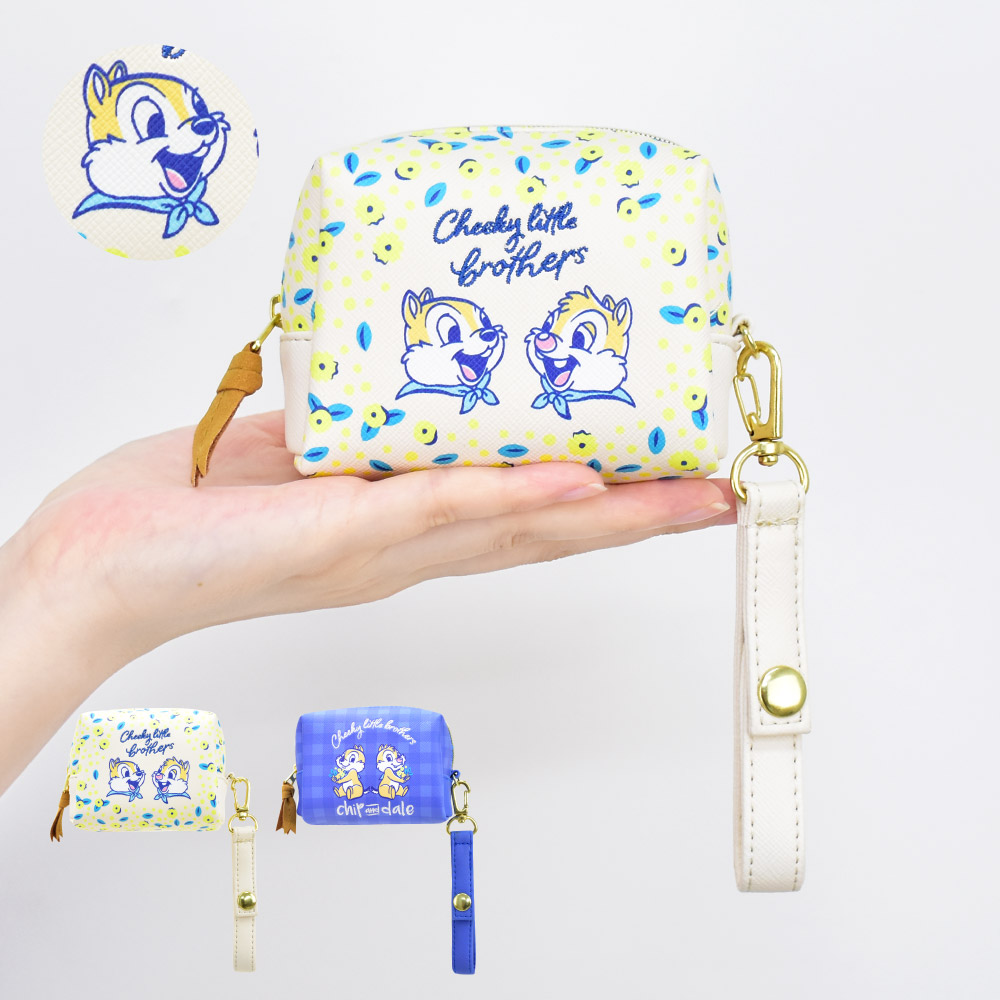 楽天市場 チップとデール ディズニー ポーチ 化粧ポーチ コスメポーチ トラベルポーチ ミニポーチ 合皮 Puレザー ミニ 小さい マチ付き 大人向け ストラップ付 女子 学生 高校生 中学生 レディース 女性 大人 大学生 携帯用 整理 おしゃれ 可愛い かわいい 人気