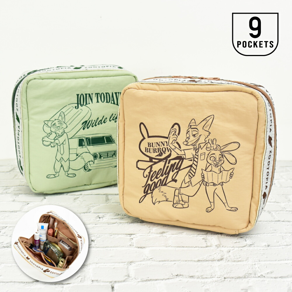 楽天市場】ディズニー ズートピア カラビナ付き ミニポーチ 小物入れ