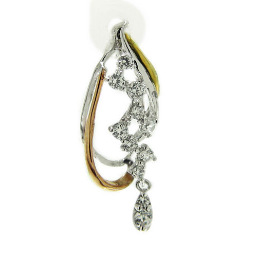 楽天市場】ラペルピン ブローチ PT900プラチナ K18イエローゴールド