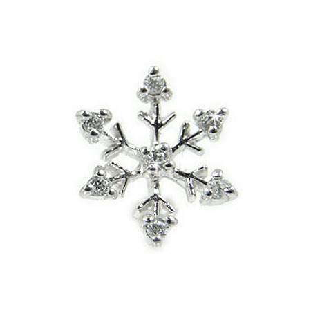 【片耳シングル 】PT900プラチナ ピアス スタッド 雪の結晶 ダイヤモンド 雪 スノーフレーク スノーモチーフ 雪印 雪の結晶ピアス プラチナ雪の結晶 雪の結晶モチーフ スタッドピアス 片耳 シングル キャッチ シリコン 天然石 誕生石 プレゼント ギフト 贈り物 お祝い 記念日
