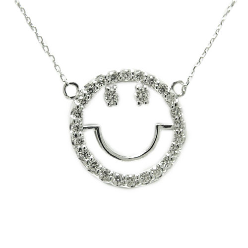 日本最大級 楽天市場 K18 ダイヤ ペンダント ネックレス ニコちゃんマーク スマイル スマイリー ニコニコマーク ホワイト ピンク イエローゴールド ジュエリーsayaka 珍しい Siapctg Com Co