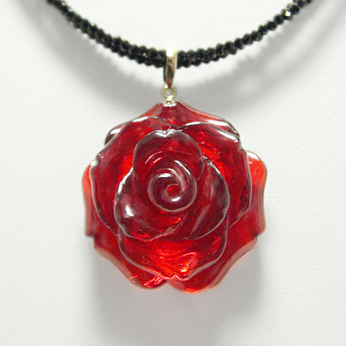 琥珀 ネックレス K１８ パール ダイヤ img63018336.jpg