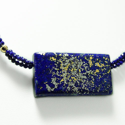 母の日 蒔絵ペンダント 天然石ペンダント ネックレス アクセサリー 金ペンダント ラピス ラピスラズリ 18K 18金 金箔 純金 24金 ゴールド プラチナ箔 PT1000 プラチナ 伝統工芸 手造り 箔美人 箔打 美術装身具 銀婚式 プレゼント ギフト 贈り物 お勧め お祝い 記念日 誕生日