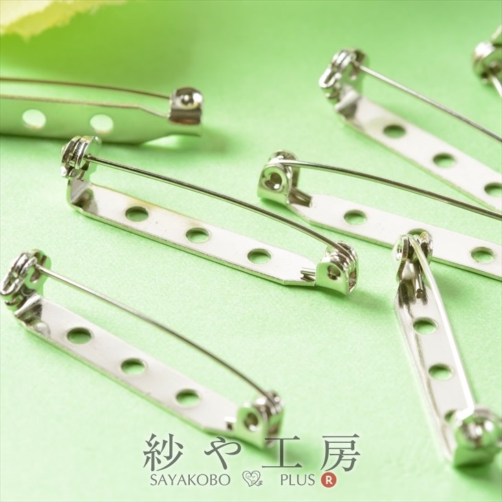 ブローチ　ゴールド　5.1cm　（あーたん） 楽天市場】ブローチ用ピン金具 回転ピン 28mm ゴールド色 5個