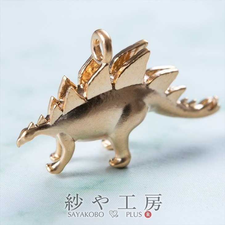 楽天市場】金属チャーム 恐竜 ゴールド シルバー 全3種 10個 j6