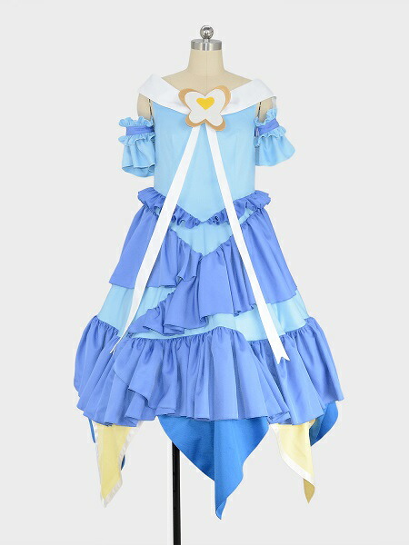 激安人気新品 ふしぎ星の ふたご姫 レイン Gyu Rein 水色 コスプレ衣装 通販激安