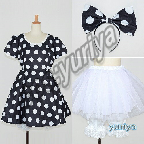 東京ディズニーランド Tdl ミニーマウス 髪飾り付 コスプレ衣装 Painfreepainrelief Com