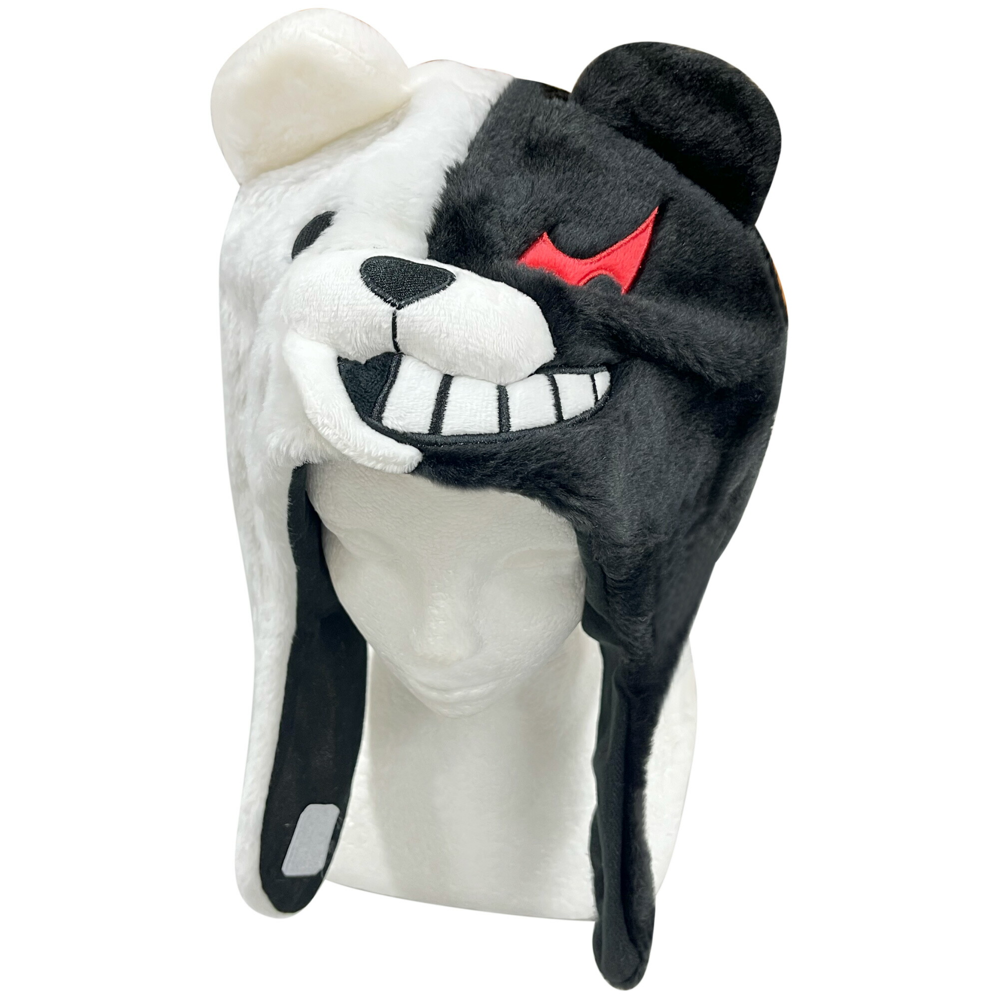 SAZAC サザック モノクマ ダンガンロンパ ダンロン 着ぐるみ帽子 キャップ 被り物 かぶりもの 仮装 ハロウィン かわいい 可愛い なりきり コスプレ キャラクター グッズ画像