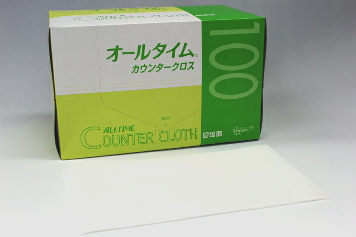 ＡＴカウンタークロスレギュラー 35×61ｃｍ FT-100白いこと(100枚×6箱)【入れもの買いもとめる特価】