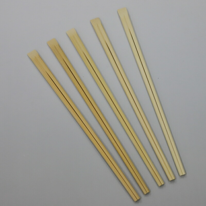【竹割箸】竹箸（天削）２４ｃｍ （１００膳ポリ荷拵え）裸箸