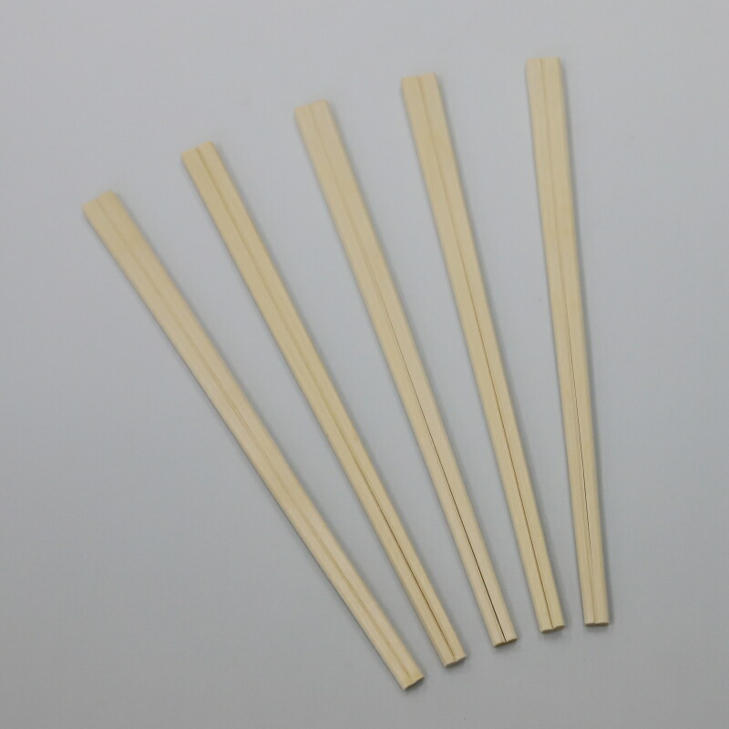 【割箸】白楊８寸元禄 紺 （５００膳ポリ荷拵え）裸箸