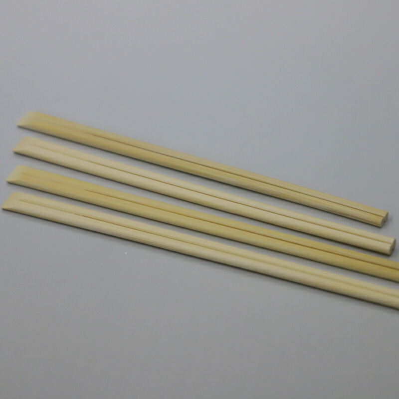 【竹割箸】竹箸（天削）２１ｃｍ （１００膳ポリ荷拵え）裸箸