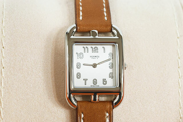 楽天市場】エルメス HERMES ケープコッド CC1.310 ピンク文字盤 新品