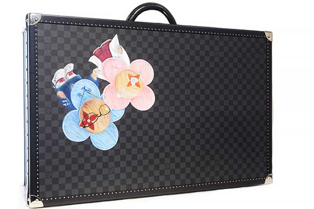 ルイヴィトン 特注 アルゼール75 購入注文えの具 ダミエクラフィット 黒 ブート ブート容れもの S金具 しろがね色金具 LOUIS VUITTON 本物 新品負けず劣らず 購入注文品 特注品 別注品