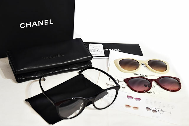 業界No.1 シャネル CHANEL サングラス フレーム 3WAY マグネティック