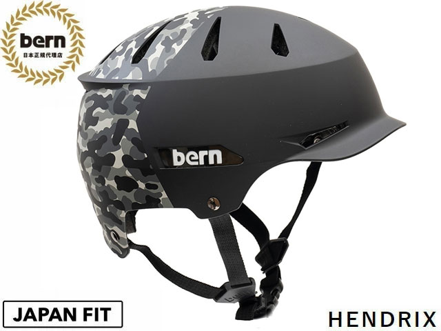 楽天市場】国内正規品 バーン bern HENDRIX ヘンドリックス MATTE