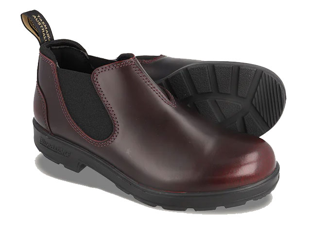 国内正規品 ブランドストーン Blundstone ORIGINALS LOW CUT ＃2697 オリジナル ローカット モデル Bordeaux Brush ボルドー ブーツ BOOTS 定番 スリッポン ブラッシュドレザー エイジング BS2697772｜SBC店