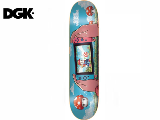 国内正規品 DGK SKATEBOARDS ディージーケー スケートボード ONE PLAYER DANE VAUGHN スケボー デッキ スケートボード Skateboard デッキ
