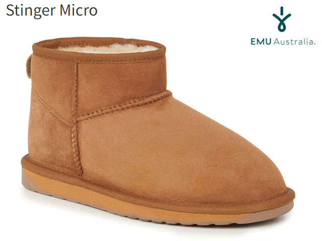 国内正規品 emu australia レディーススティンガー マイクロ CHESTNUT チェスナッツ エミュー ブーツ 撥水 Women's STINGER MICRO エミューオーストラリア シープスキンブーツ レディース