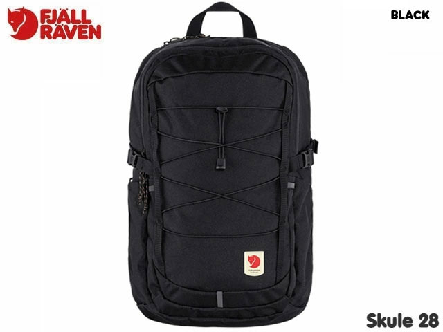 国内正規品 フェールラーベン FJALLRAVEN Skule 28 スクール Black 550 ブラック 黒 28L 600Dリサイクルポリエステル 750g バックパック リュックサック 通勤 通学 デイハイク デイパック アウトドア ストリート ハイキング キャンプ 撥水 ラップトップスリーブ 23346