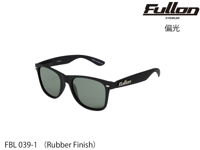 国内正規品 FULLON フローン サングラス BLUE LABEL ブルーレーベル FBL 039-1 Rubber Finish 偏光レンズ Matte Black Smoke 釣り フィッシング fishing ゴルフ GOLF キャンプ スキー スノー
