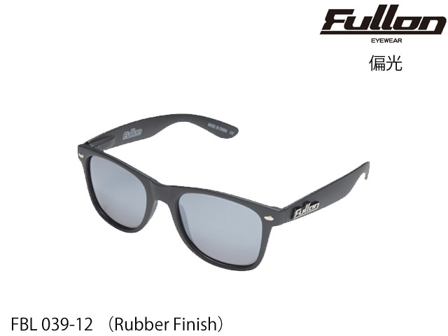 国内正規品 FULLON フローン サングラス BLUE LABEL ブルーレーベル FBL 039-12 Rubber Finish 偏光レンズ Matte Black Silver Mirror 釣り フィッシング fishing ゴルフ GOLF キャンプ スキー スノー