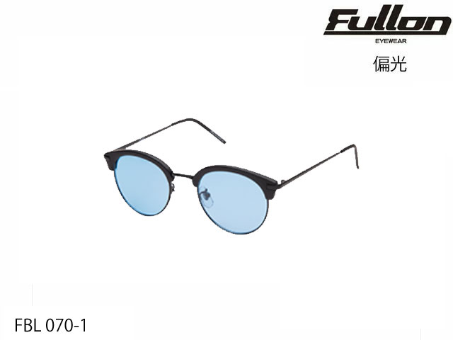 国内正規品 FULLON フローン サングラス BLUE LABEL FBL 070-1 偏光レンズ Frame : Matte Black Lens : Light Blue 釣り フィッシング fishing ゴルフ GOLF キャンプ スキー スノー ブルーレーベル