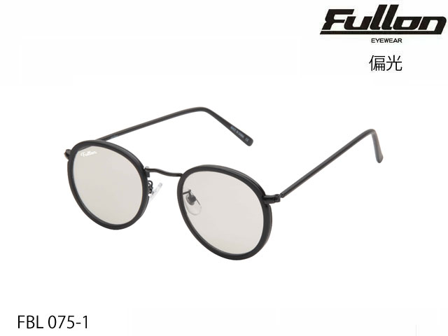 国内正規品 FULLON フローン サングラス BLUE LABEL FBL 075-1 偏光レンズ Frame : Matte Black Lens : Light Grey 釣り フィッシング fishing ゴルフ GOLF キャンプ スキー スノー ブルーレーベル