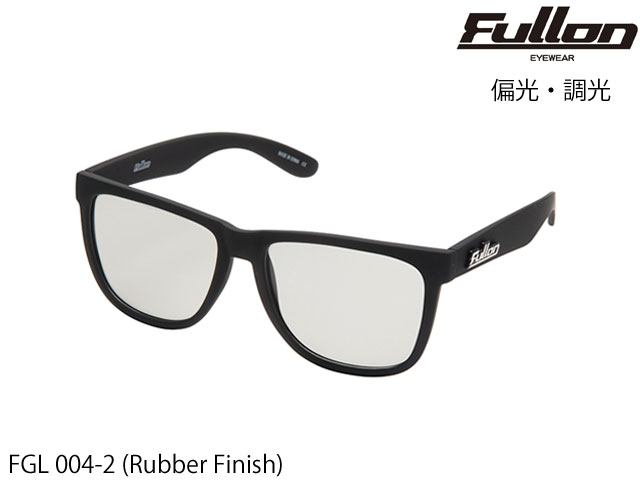 国内正規品 FULLON フローン サングラス GREEN LABEL グリーンレーベル FGL 004-2 Rubber Finish 偏光・調光レンズ Matte Black Grey 釣り フィッシング fishing ゴルフ GOLF キャンプ スキー スノー