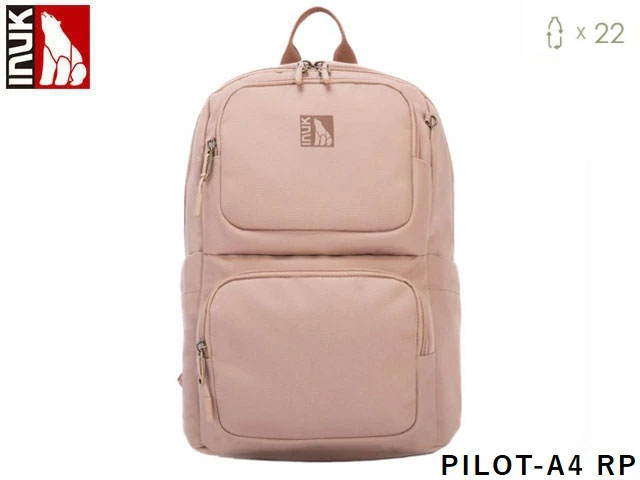 国内置き目品 INUK イヌーク PILOT-A4 RP 14L 飛行士 CAPP ROSE 旗がしら サクラ色 うしろ側容器に並べる 御徒面子 背嚢 14L PRIMARY COLLECTION アウトドア 運動競技ご覧なさる 室外でき事 御祭り 再利用 ペットボトル 撥水製作  IKB23530