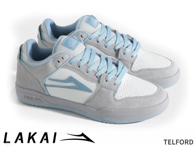 国内正規品 Lakai テルフォード ロー TELFORD LO GREY SUEDE BIRCH DESATURATED BLUE グレースエード バーチ デサチュレーテッド ブルー ラカイ スケート SKATE スニーカー XLKカップソール OSLK25FA4TE