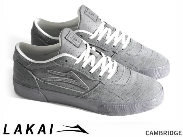 国内正規品 Lakai X RIPNDIP CAMBRIDGE GREY SUEDE ケンブリッジ リップンディップ グレースエード ラカイ スケート SKATE スニーカー OSLK26SP9CA