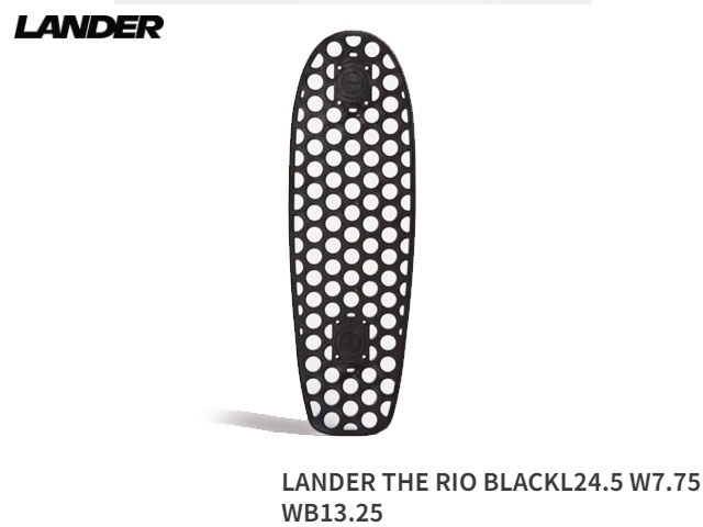 楽天市場】LANDER ランダースケートボード デッキ 8.0inch THE