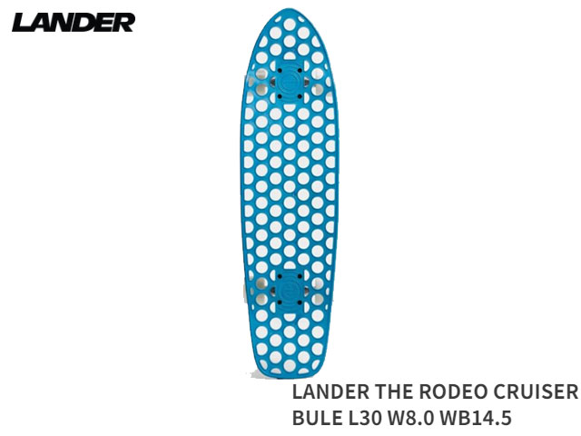 楽天市場】LANDER ランダースケートボード デッキ 8.0inch THE