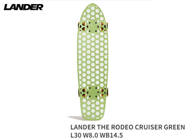 楽天市場】LANDER ランダースケートボード デッキ 8.0inch THE