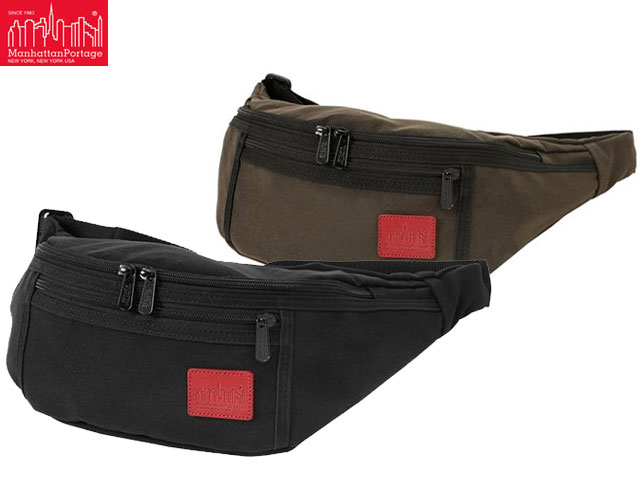 国内定まり品 マンハッタンポーテージ CORDURA Waxed Nylon Fabric Collection Alleycat Waist Bag BLACK D.BROWN コーデュラナイロン ファブリックコレクション アレイキャット 酉の方角御徒面子 蝋涙 黒いこと 靉靆たる赤銅色 マンハッタン ポーテージ