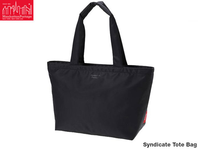 国内正規品 マンハッタンポーテージ シンジゲート トートバッグ Syndicate Tote Bag BLACK ブラック 黒 MP1386NTWLB メンズ レディース 男女兼用 ジュニア 学生 普段使い 通勤 通学 タウン デイリー マンハッタン ポーテージ Manhattan Portage|SBC店