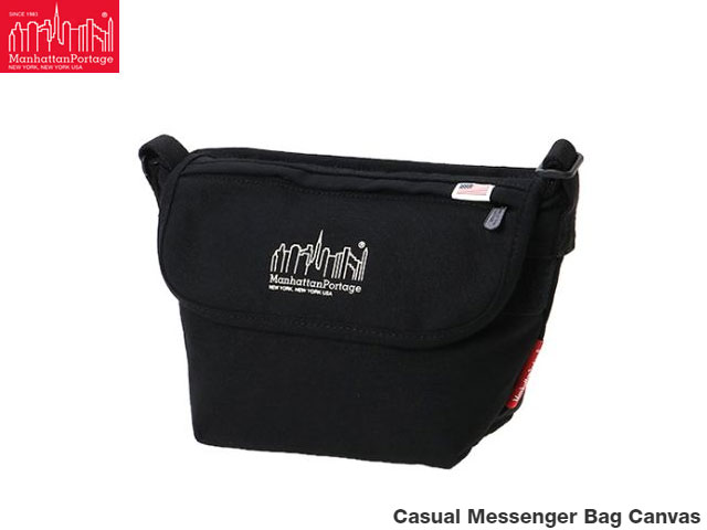 国内定まり品 マンハッタンポーテージ 心地好い 飛脚屋御徒面子 帆布 Casual Messenger Bag Canvas ショルダーバッグ Black 黒いこと 撥水産業 綿織物帆布 マンハッタン ポーテージ Manhattan Portage メンズ レディース