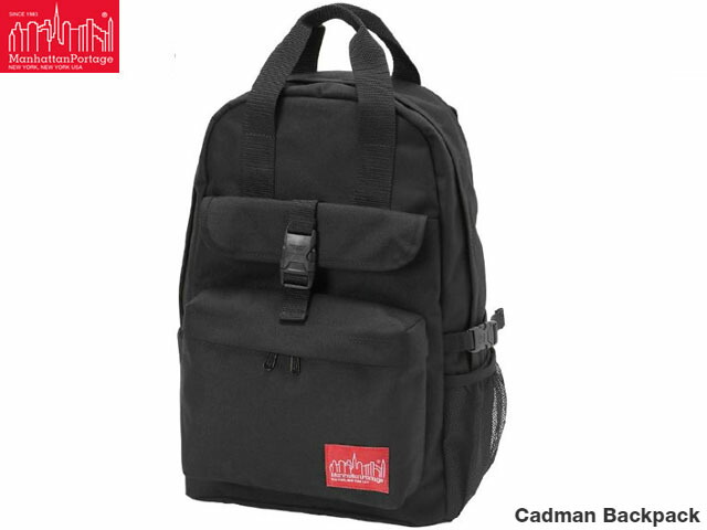国内正規品 マンハッタンポーテージ キャドマン バックパック リュック MP2246 22L BLACK 黒 Cadman Backpack マンハッタン ポーテージ Manhattan Portage 大容量 メンズ レディース ジュニア 通勤 通学 CORDURA