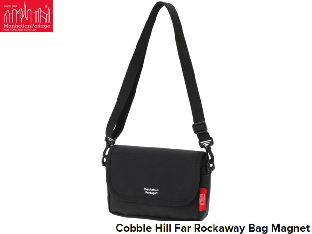国内正規品 マンハッタンポーテージ コブルヒル ファー・ロッカウェイ バッグ マグネット Cobble Hill Far Rockaway Bag Magnet ブラック BLACK 黒 ミニショルダーバッグ 通勤 通学 マンハッタン ポーテージ Manhattan Portage
