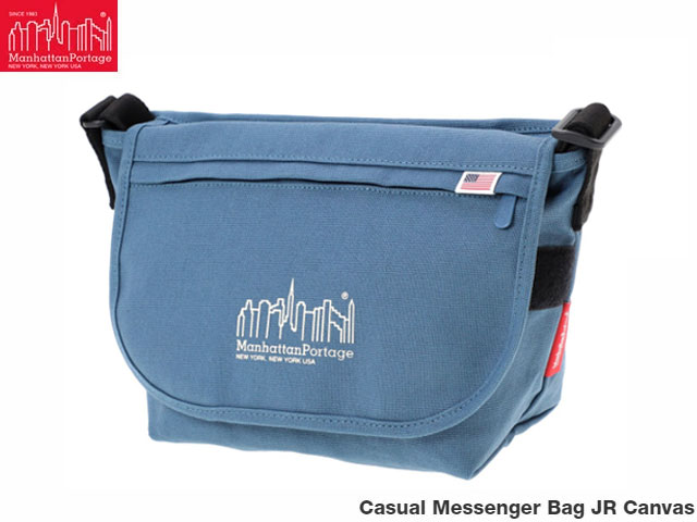 国内置き目品 マンハッタンポーテージ 心地好い 伝達人御徒面子 帆布 Casual Messenger Bag JR Canvas ショルダーバッグ Blue 青色 撥水処理 綿織物帆布 マンハッタン ポーテージ Manhattan Portage メンズ レディース メンズバッグ-ショルダーバッグ・メッセンジャーバッグ-バッグ・小物・ブランド雑貨