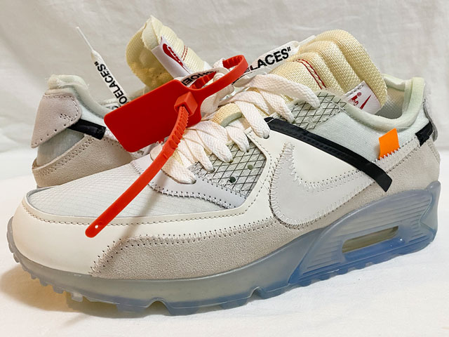 nike air max 90 off white red