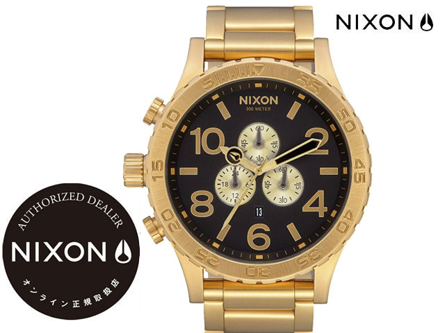 お見舞い 国内正規品 ニクソン NIXON 51-30 Chrono 51mm All Gold