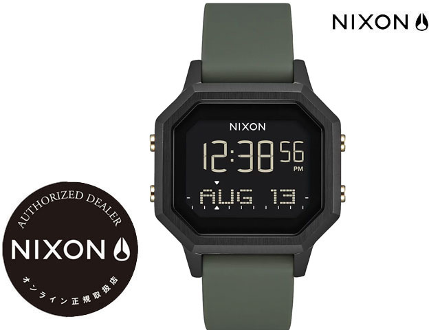 即納-96時間限定 ニクソン NIXON Siren SS （Black / Fatigue）腕時計