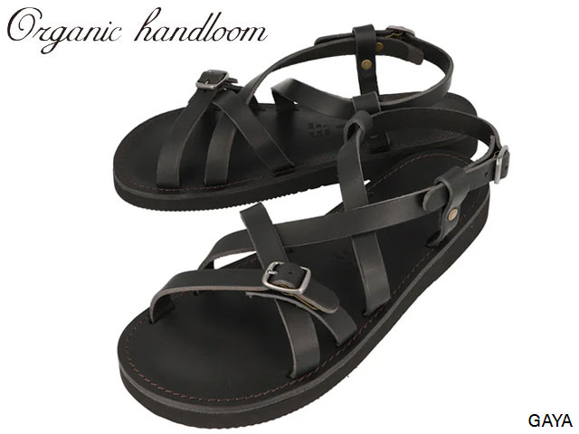 国内正規品 オーガニックハンドルーム OrganichandloomGAYA ガヤ BLACK OH001009 ブラック 黒 クロッグ サンダル スリッポン オイルレザー 本革 天然 国内生産 メイドインジャパン 日本製 メンズ レディース OH001011 OH001200 OH001208