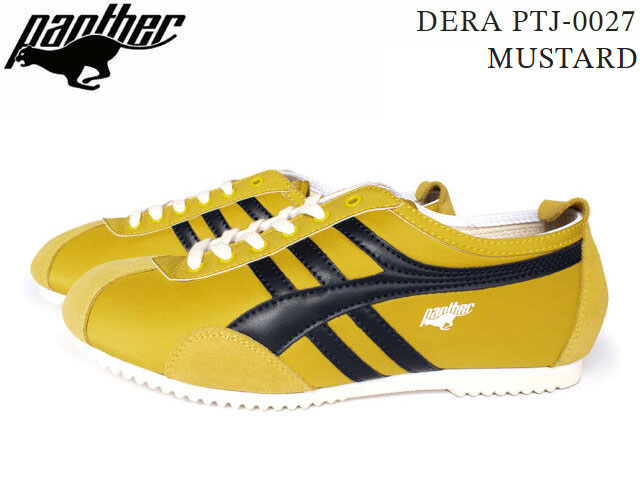 国内正規品 PANTHER DERA PTJ0027 Made in Japan パンサー デラ MUSTARD マスタード メイド イン ジャパン スニーカー メンズ レディース ユニセックス 日本製 国産 シューズ ランニング カジュアル 靴|SBC店