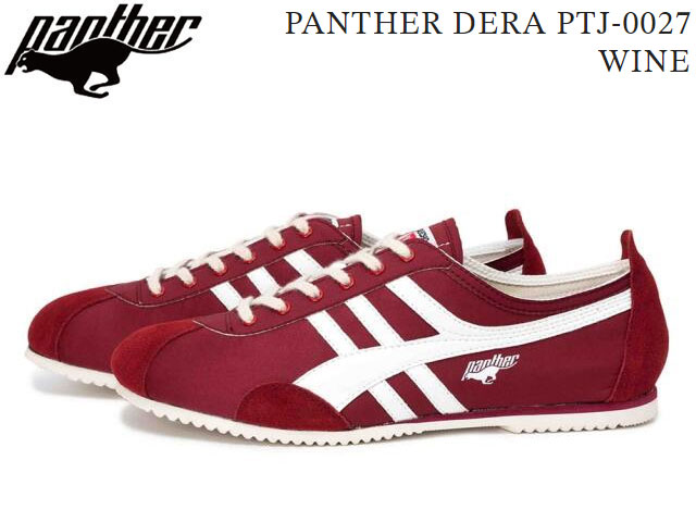 国内正規品 PANTHER DERA PTJ0027 WINE Made in Japan パンサー デラ ワイン エンジ メイド イン ジャパン スニーカー メンズ レディース ユニセックス 日本製 国産 シューズ ランニング カジュアル 靴｜SBC店